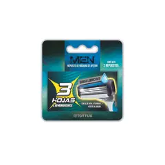 TOTTUS - Repuesto Máquina De Afeitar Tottus Hombre Caja 2 Und