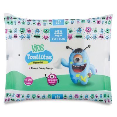 Toallitas Húmedas Tottus Manos Cara y Cuerpo Empaque 24 Und