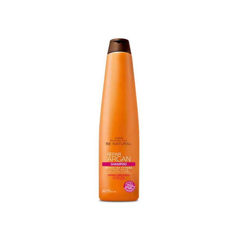 Shampoo Be Natural Reparación Extrema Argán Botella 350 mL