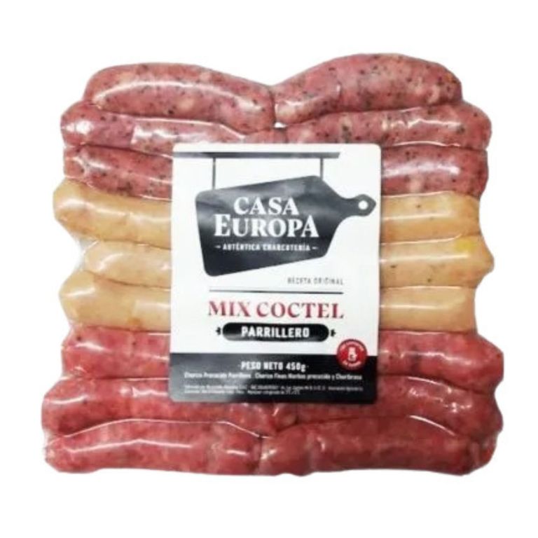 Pack Mix Parrillero Cocktail Casa Europa Empaque 450 g