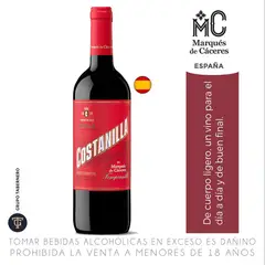 MARQUES DE CACERES - Vino Tinto Marqués de Cáceres Costanilla Botella 750 mL