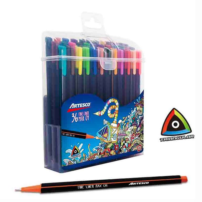Colores Artesco Triangulares Largos Empaque 36 Und