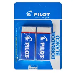 PEGAFAN - Borrador Pilot Blanco Empaque 2 Und