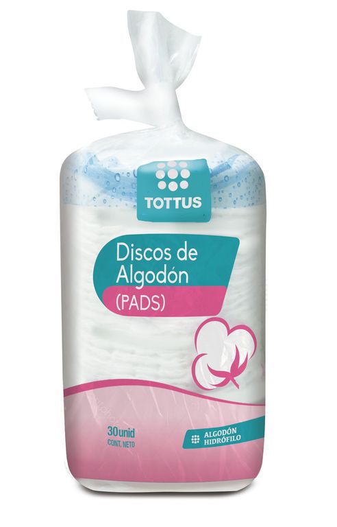 Discos de Algodón Tottus Empaque 30 Und