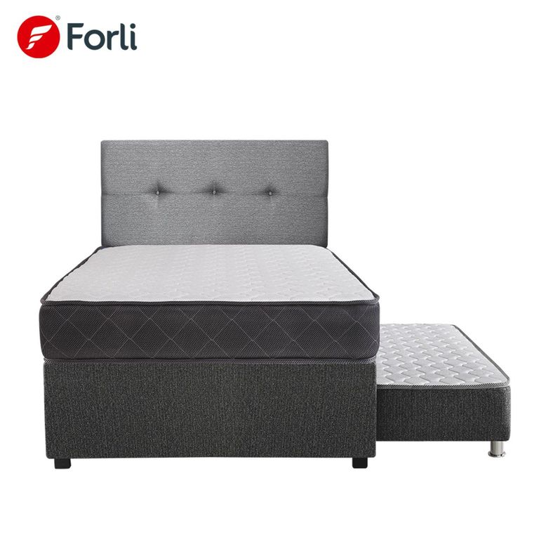 PROMO CAMA DIVAN SAMAY 1.5 PLZ+CAB GRIS