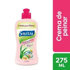 SAVITAL - Crema Peinadora Savital Multivitaminas Sábila Envase 275 mL