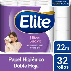 ELITE - Papel Higiénico Ultra Suave Empaque 32 Rollos