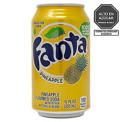 Gaseosa Fanta Piña Lata 355 mL
