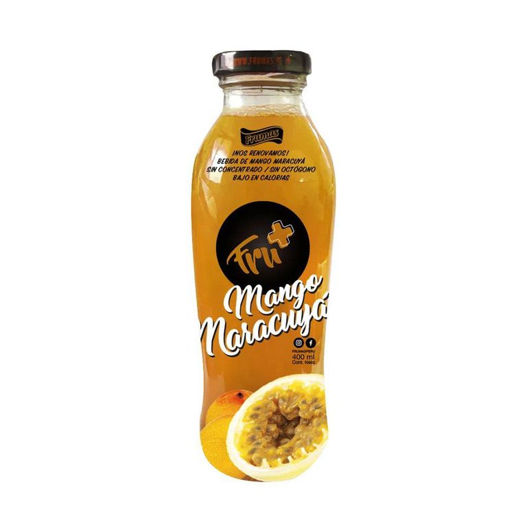 Bebida Frumas Mango Maracuyá Botella 400 mL