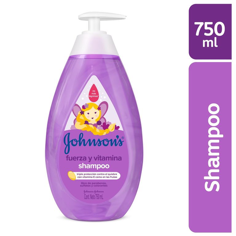 Shampoo Johnsons Baby Fuerza Vitamina Botella 750 mL