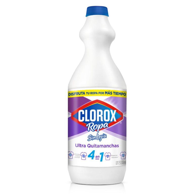 Quitamanchas Líquido Clorox Ropa Blanca Botella 930 mL