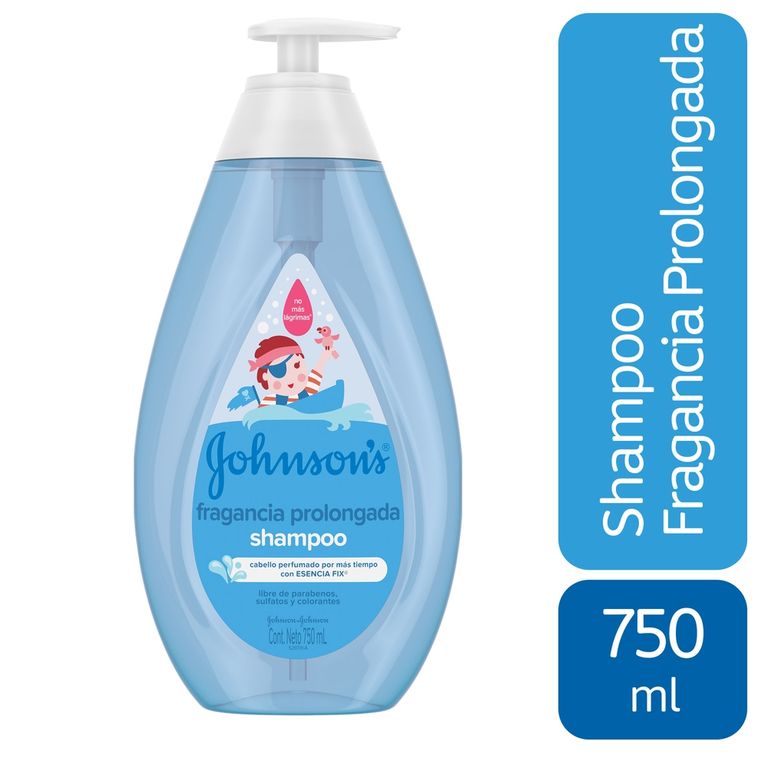 Shampoo Johnsons Baby Fragancia Prolongada Botella 750 mL