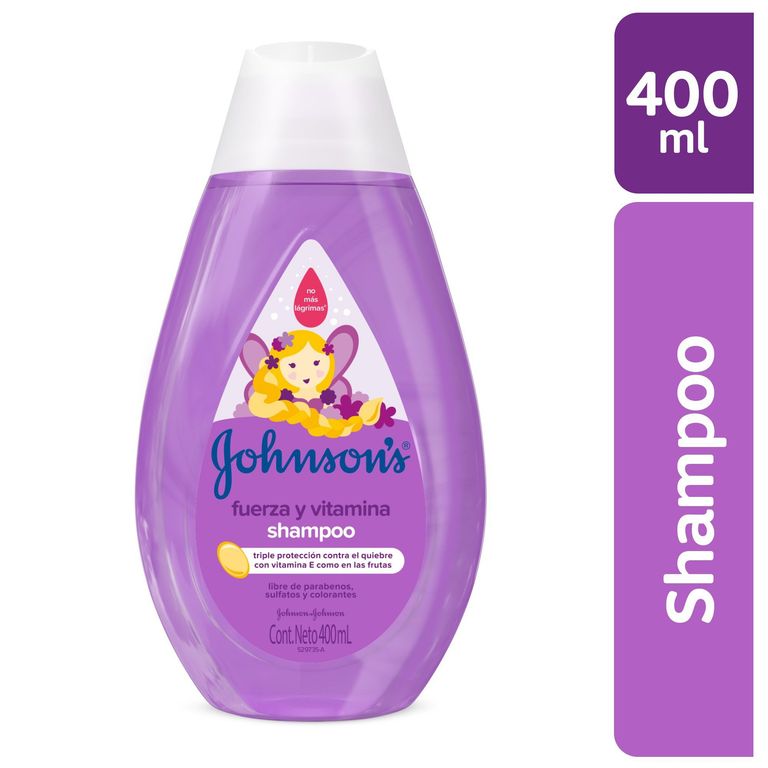 Shampoo Johnsons Baby Fuerza Vitamina Botella 400 mL