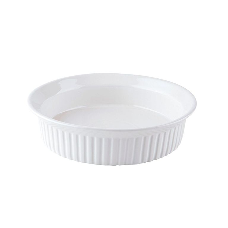 Fuente para Horno Redondo Blanca 2 L