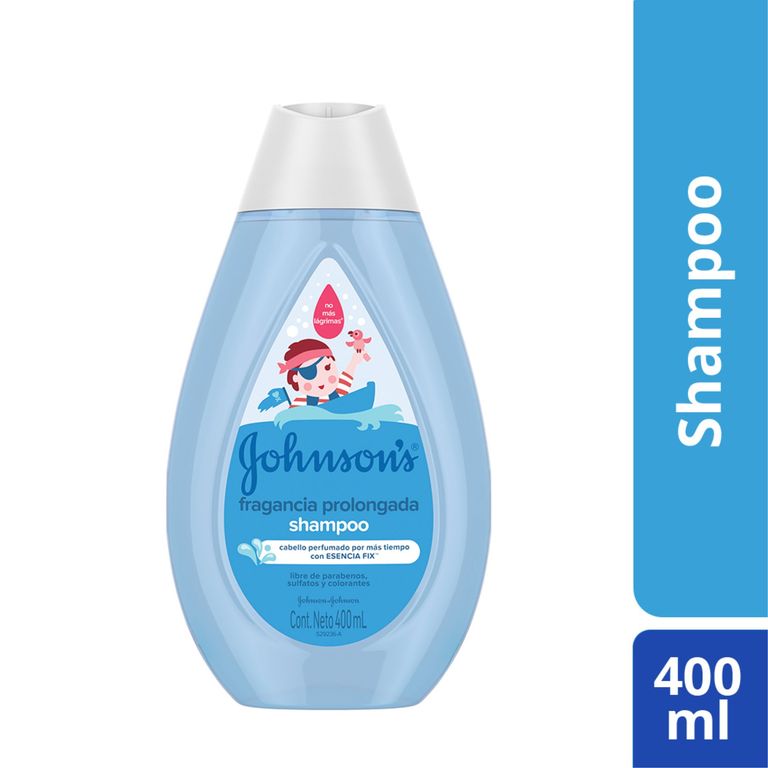 Shampoo Bebé Johnsons Fragancia Prolongada Botella 400 mL
