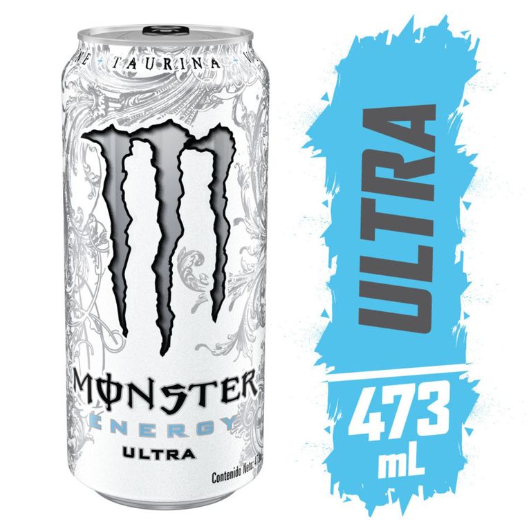 Bebida Energizante Monster Energy Ultra Lata 473 mL