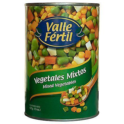 Conserva Valle Fertil Vegetales Mixtos Lata 425 g