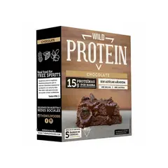 WILD FOOD - Barra de Proteína Wild Food Chocolate Caja 5 Und