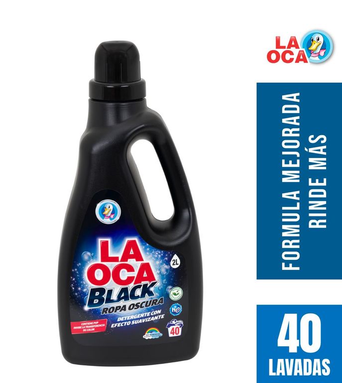 Detergente La Oca Líquido Ropa Oscura Envase 2 L