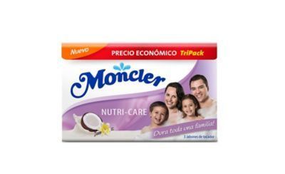 Jabón Moncler Morado Empaque 3 Und