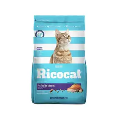 RICOCAT - Croquetas Ricocat Adultos Festival Sabores Bolsa 3 Kg