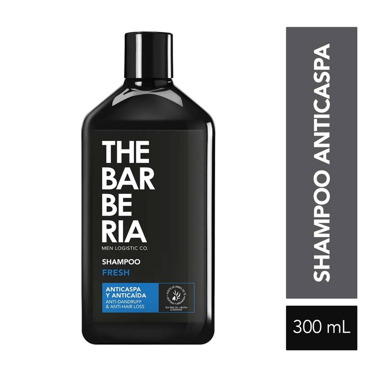 Shampoo The Barbería Anticaspa Botella 300 mL