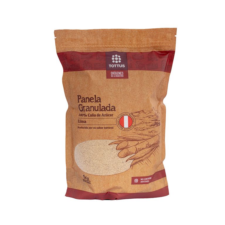 Panela Tottus Orígenes Doypack 1 Kg