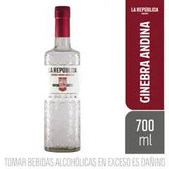 LA REPUBLICA - Gin Andino Cuatro Gallos 700 mL