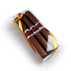 CHOCOLATERIA PILAR - Chocolate Con Relleno De Crema De Cacao Chocolateria Pilar Forma De Puro X3 Und
