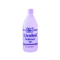 ERZA - Alcohol Medicional 70° Erza Botella 500 mL