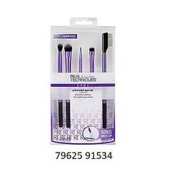 REAL TECHNIQUES - Set de Brochas para Maquillaje de Ojos Real Techniques