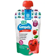 TOTTUS BEBE - Compota de Manzana Tottus 90 g