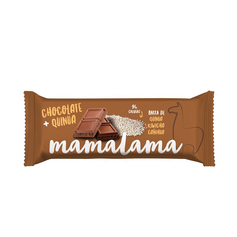 Barra Energética Mamalama Chocolate y Quinua Caja 5 Und