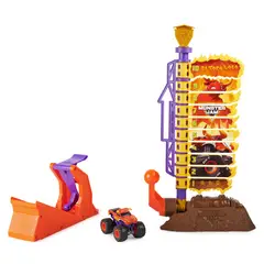 MONSTER JAM - Set de Juego Acrobacias El Toro Loco Escala 1:64