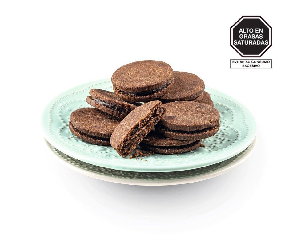 Alfajores Sabor Chocolate Con Fudge