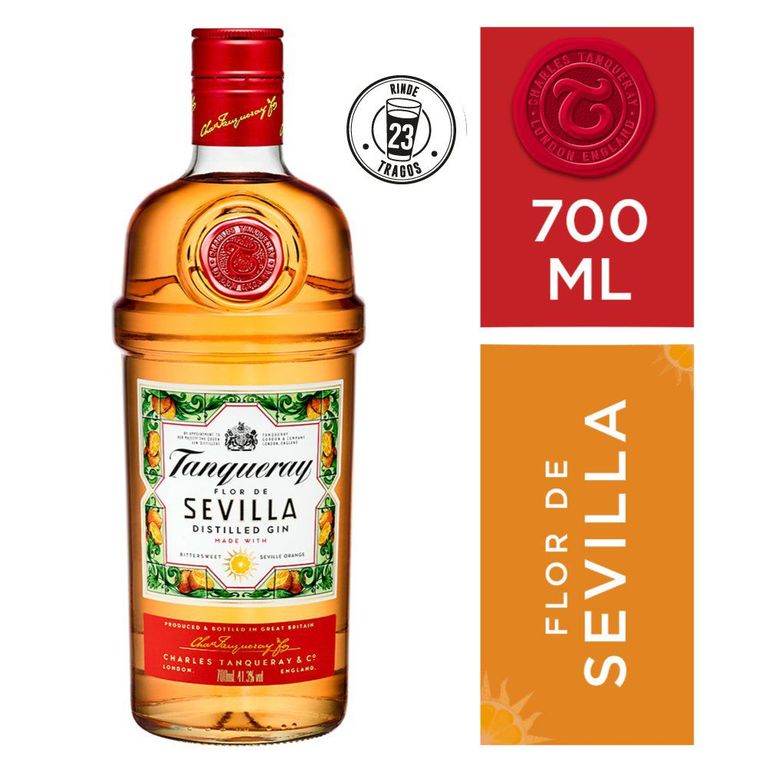 Gin Tanqueray Flor de Sevilla Botella 700 mL