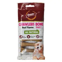 GNAWLERS - Hueso de Carne para Perros Bone 6 Unidades