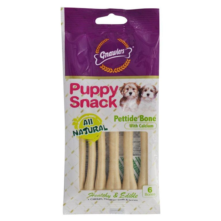 Snack Perros Gnawlers Hueso de Leche Empaque 6 Und