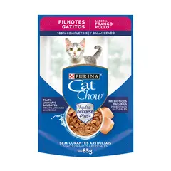 CAT CHOW - Alimento húmedo para Gatos Gatitos Pollo 85gr
