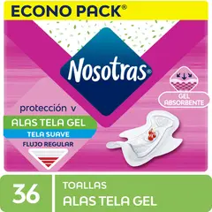 undefined - Toallas Higiénicas Nosotras con Alas y Gel Empaque 36 Und