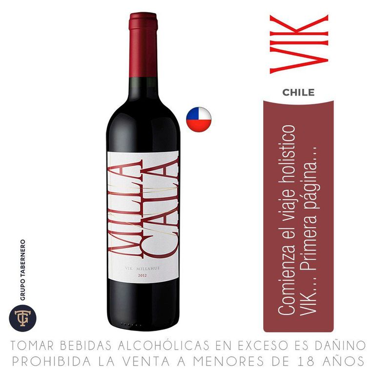 Vino Vik Millahue Cala Botella 750 mL