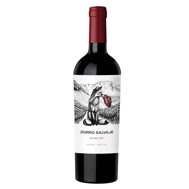Vino Huentala Wines Zorro de Uco Malbec Botella 750 mL