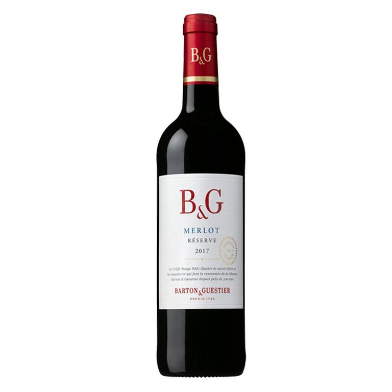 Vino Tinto Barton & Guestier Merlot Reserva Botella 750 mL