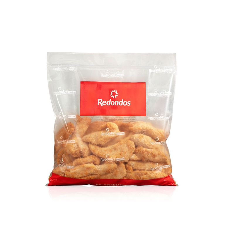 Strips de Pollo Redondos Bolsa 1 Kg