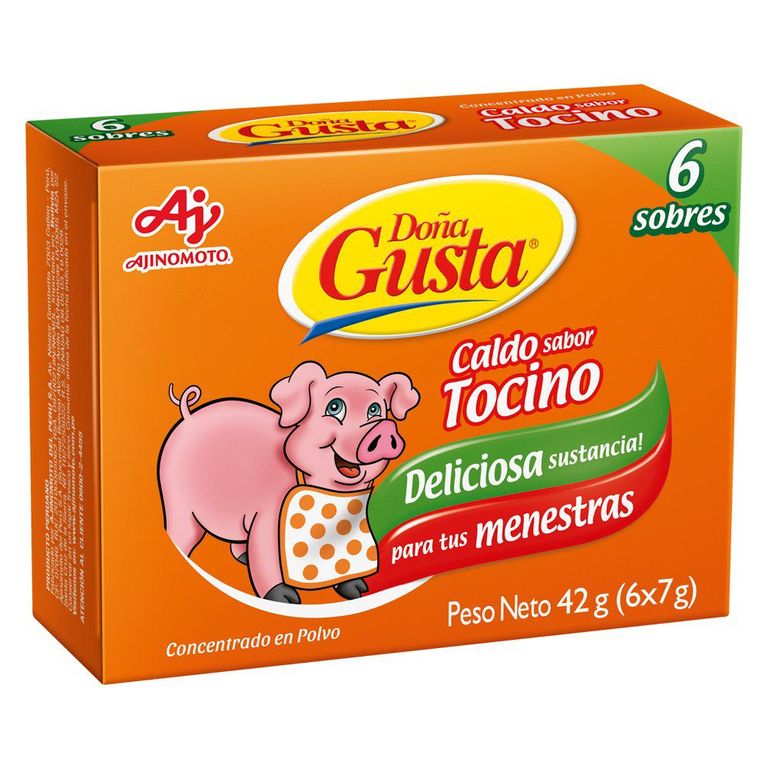 Caldo Doña Gusta Sabor Tocino Caja 6 Und