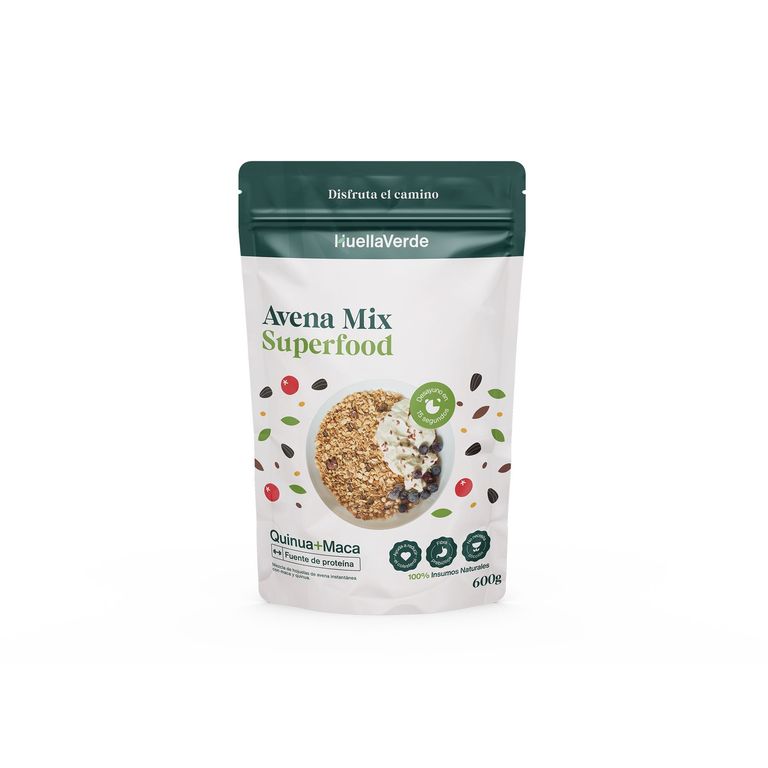 Avena Mix Huella Verde Superfood Empaque 600 g