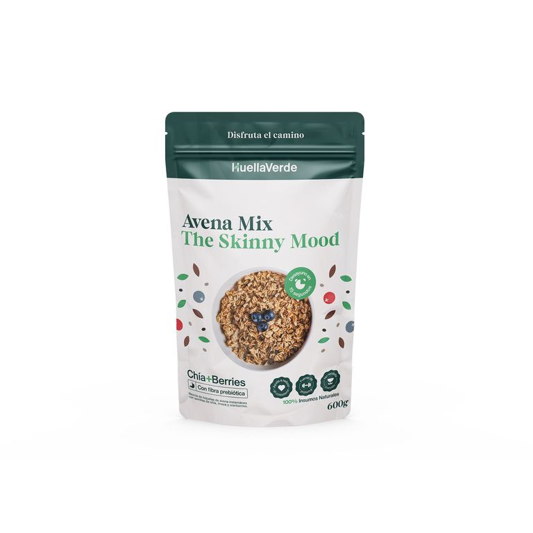 Avena Mix Huella Verde The Skinny Mood Empaque 600 g