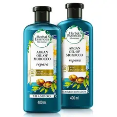 HERBAL ESSENCES - Pack Herbal Essences Argan Oil Shampoo + Acondicionador Envases 400 mL