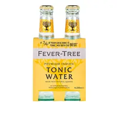 FEVER TREE - Four Pack Agua Tónica Saborizada Con Quinina 200 mL