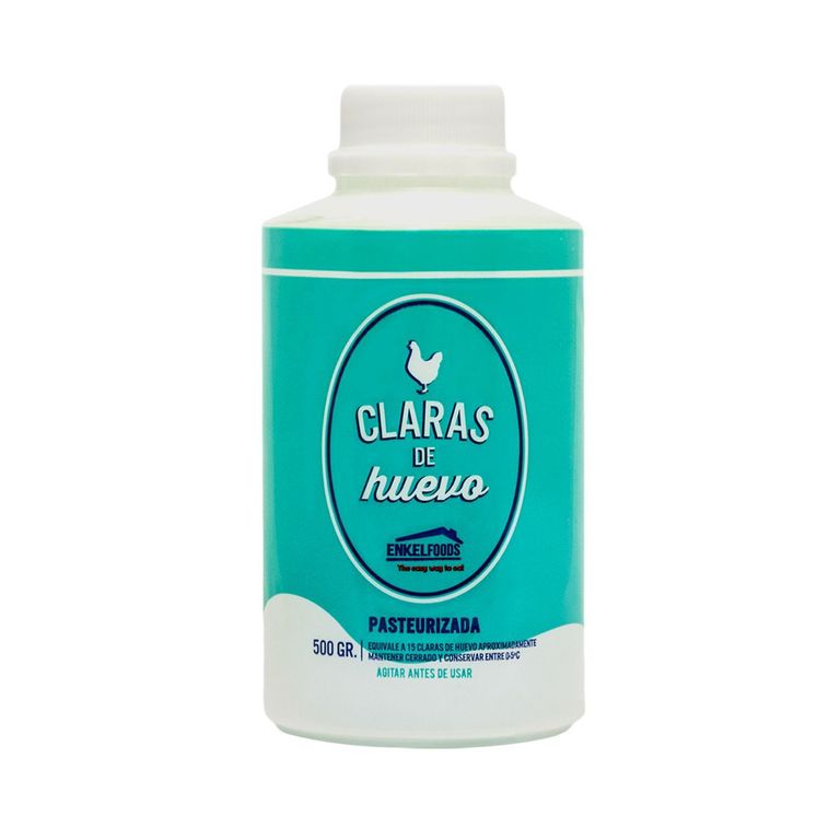 Claras de Huevo Enkel Foods Botella 500 g